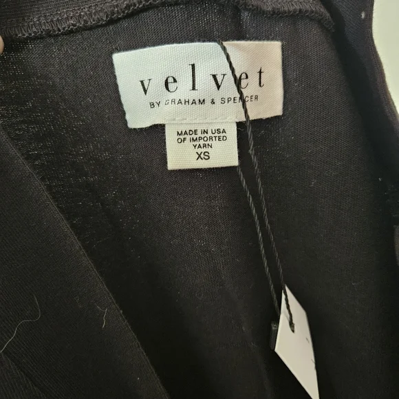 NWT Velvet By Grahm & Spencer Black Dress - Picture 4 of 5